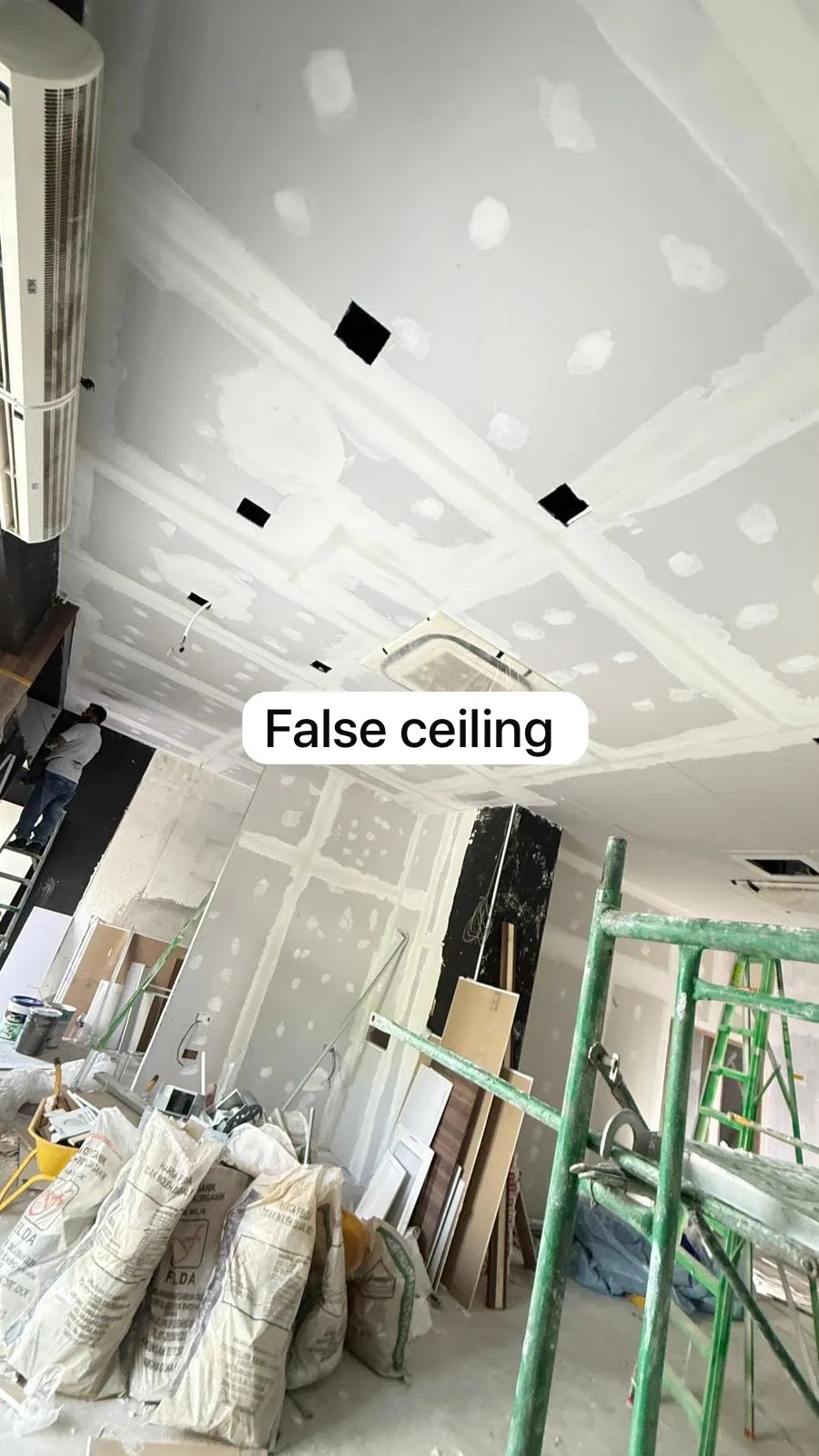 Recessed Cove Light Trough & Gypsum False Ceiling